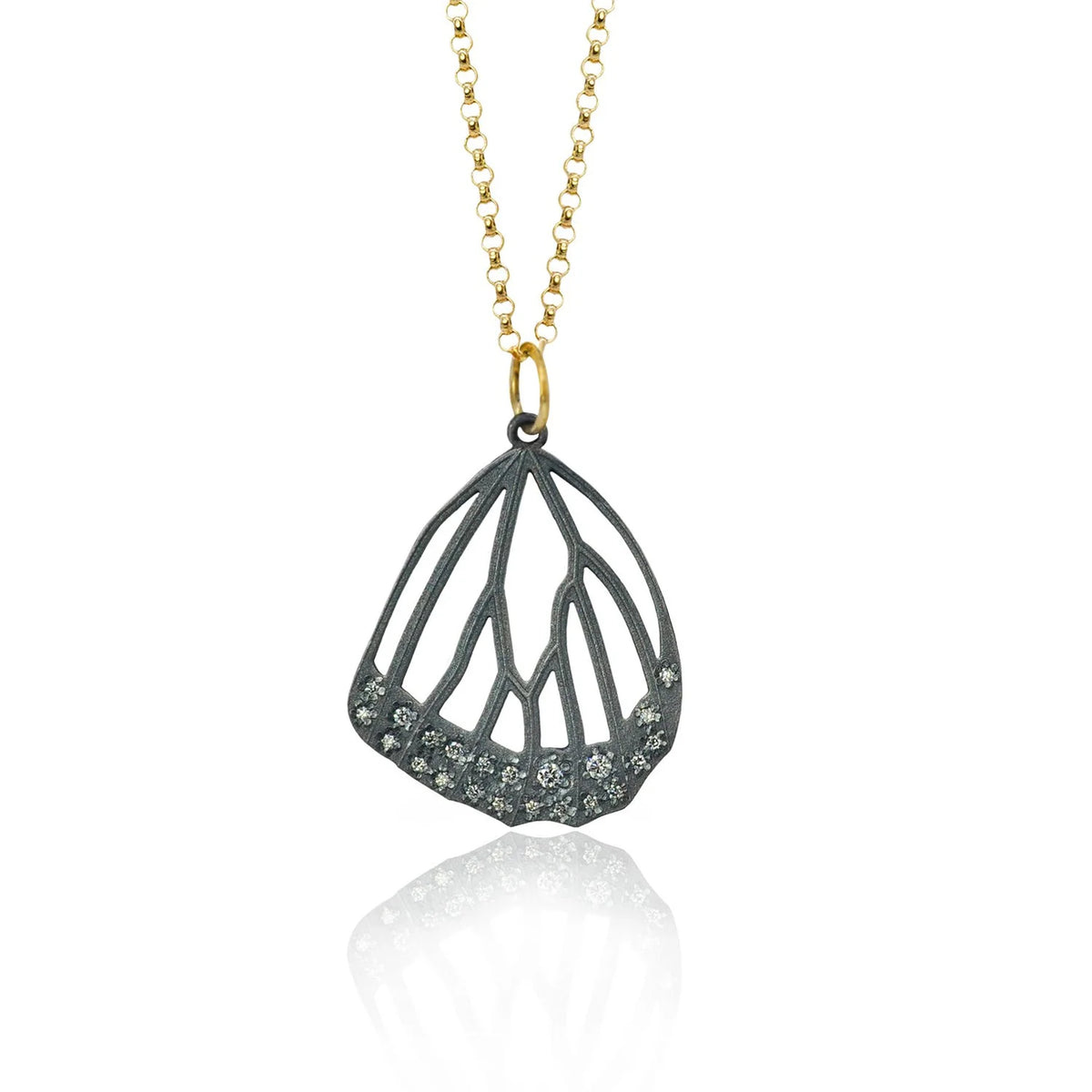 Skeletal Monarch Butterfly Wing Necklaces | Rebecca Myers Collection