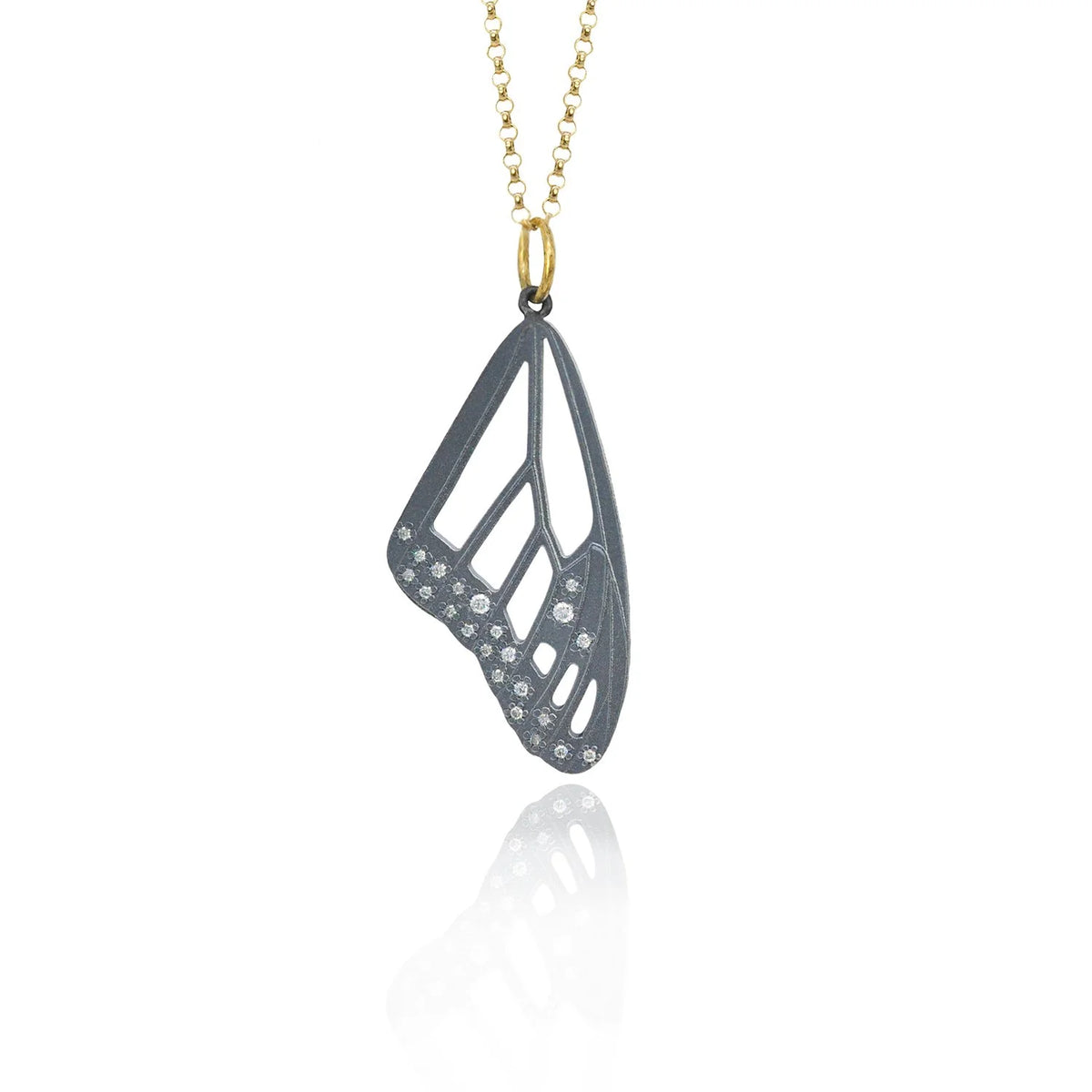 Skeletal Monarch Butterfly Wing Necklaces | Rebecca Myers Collection