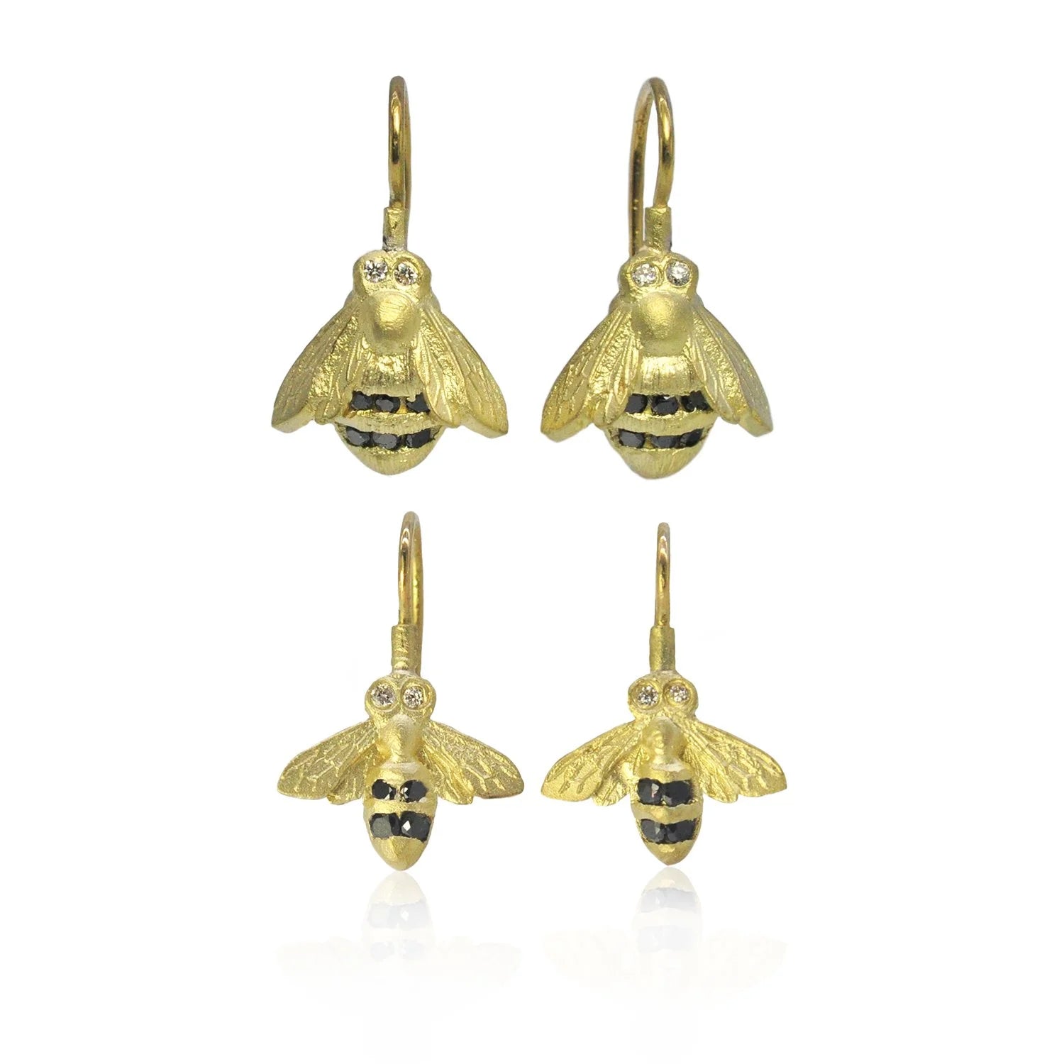 Bee Earrings in 2 Sizes | Rebecca Myers Collection