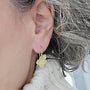 Gold Hydrangea Earrings | Rebecca Myers Collection