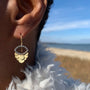 Halo Feather Earrings | Rebecca Myers Collection