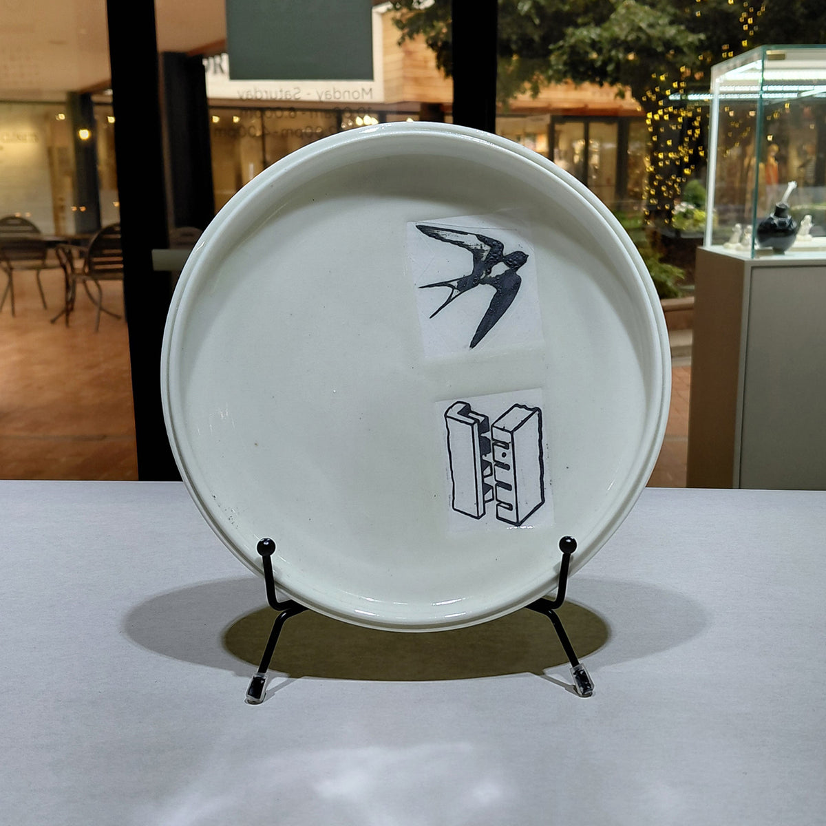 Bird Plate by Mimi Logothetis | Rebecca Myers Collection