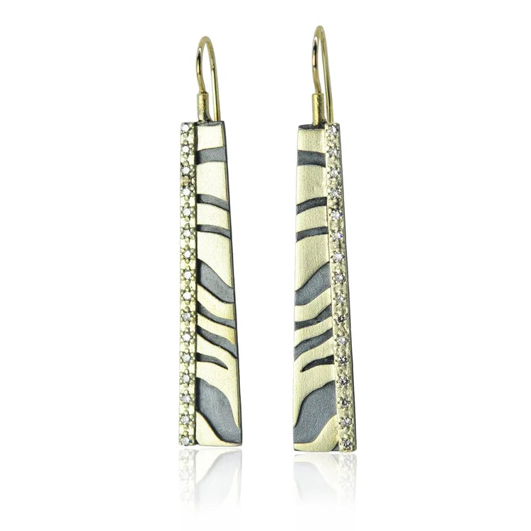 Animal Print Bar Earrings | Rebecca Myers Collection