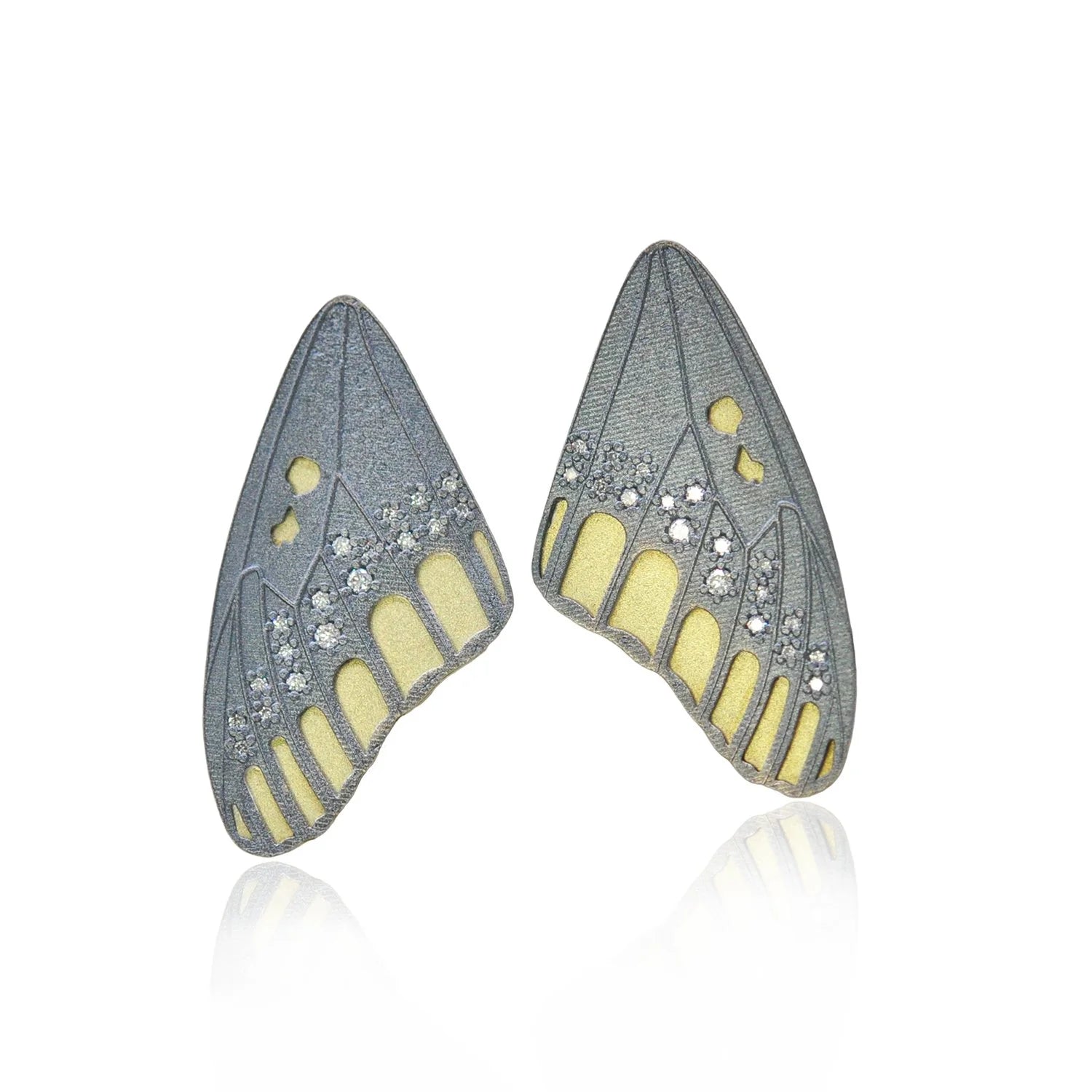 Maryland Checkerspot Butterfly Earrings | Rebecca Myers Collection