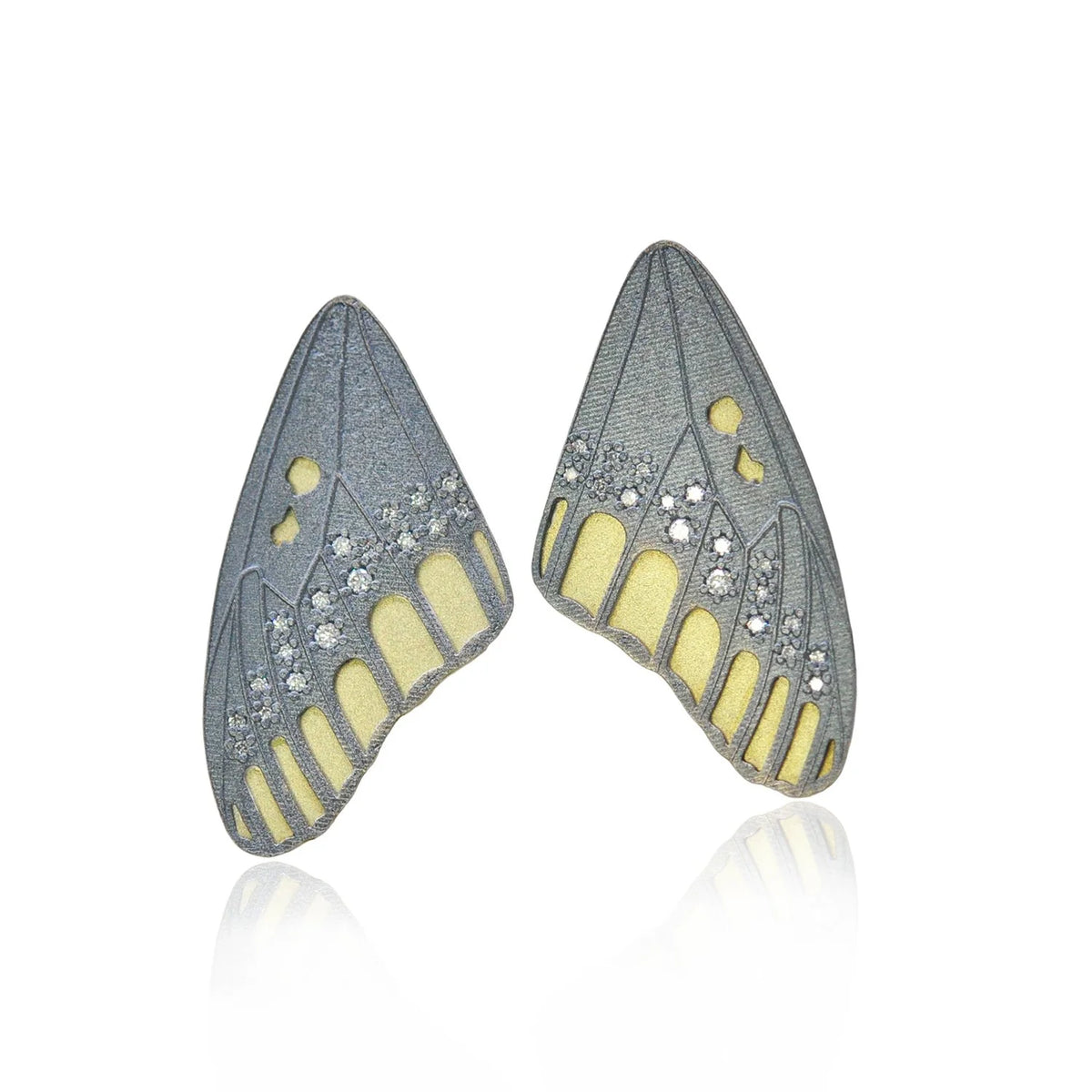 Maryland Checkerspot Butterfly Earrings | Rebecca Myers Collection