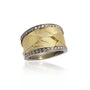 Gold Feather Bands | Rebecca Myers Collection