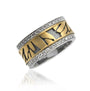 Gold & Silver Monarch Butterfly Print and Diamond Ring, Medium | Rebecca Myers Collection