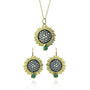 Small & Medium Pave Diamond Sunflowers | Rebecca Myers Collection