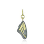 Gold & Silver Monarch Butterfly  Wing Locket with Scattered Diamonds | Rebecca Myers Collection