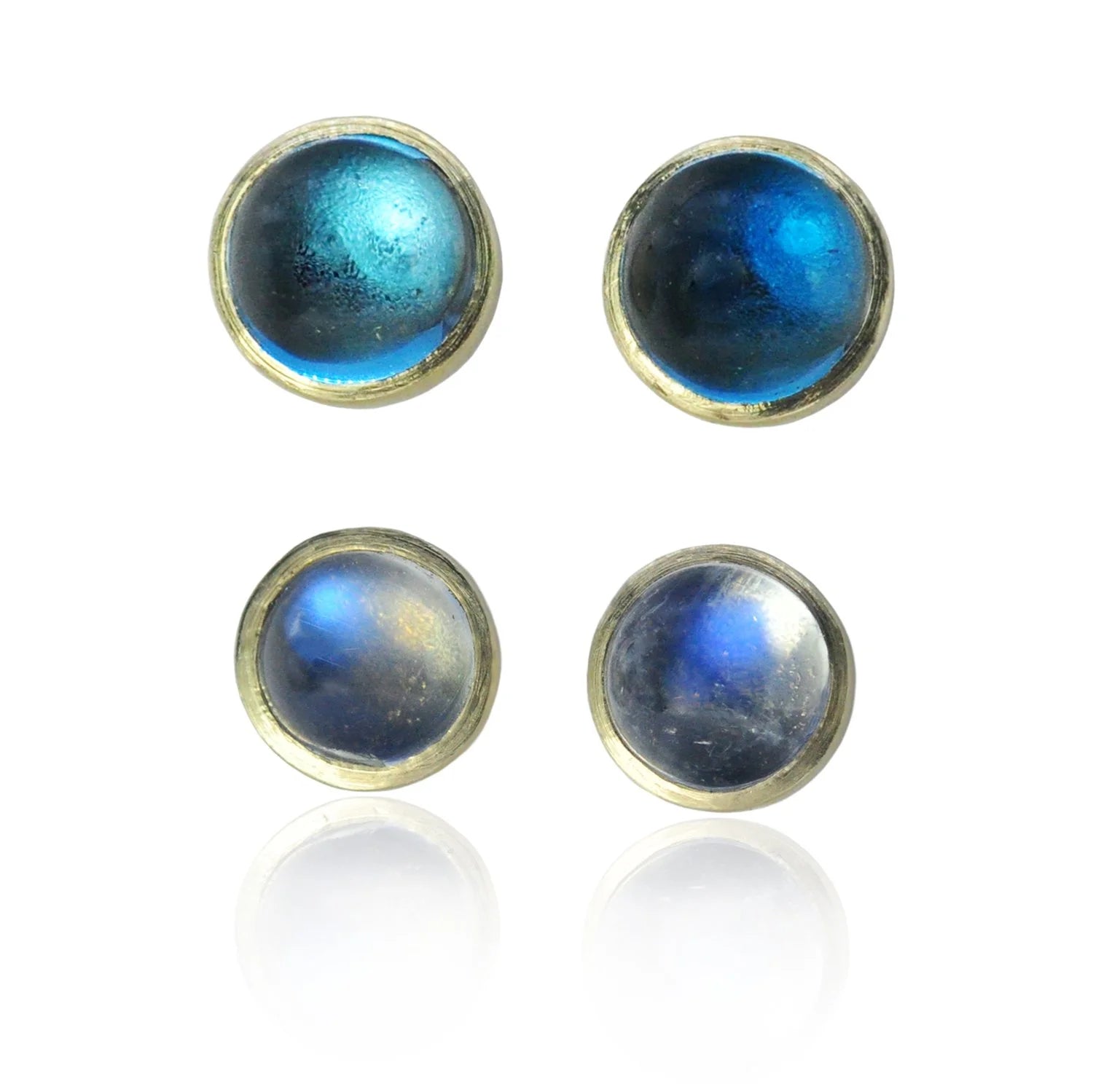 Cabochon Gemstone Earrings | Rebecca Myers Collection