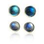 Cabochon Gemstone Earrings | Rebecca Myers Collection
