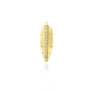 Large Gold & Diamond Feather Jewelry Set | Rebecca Myers Collection