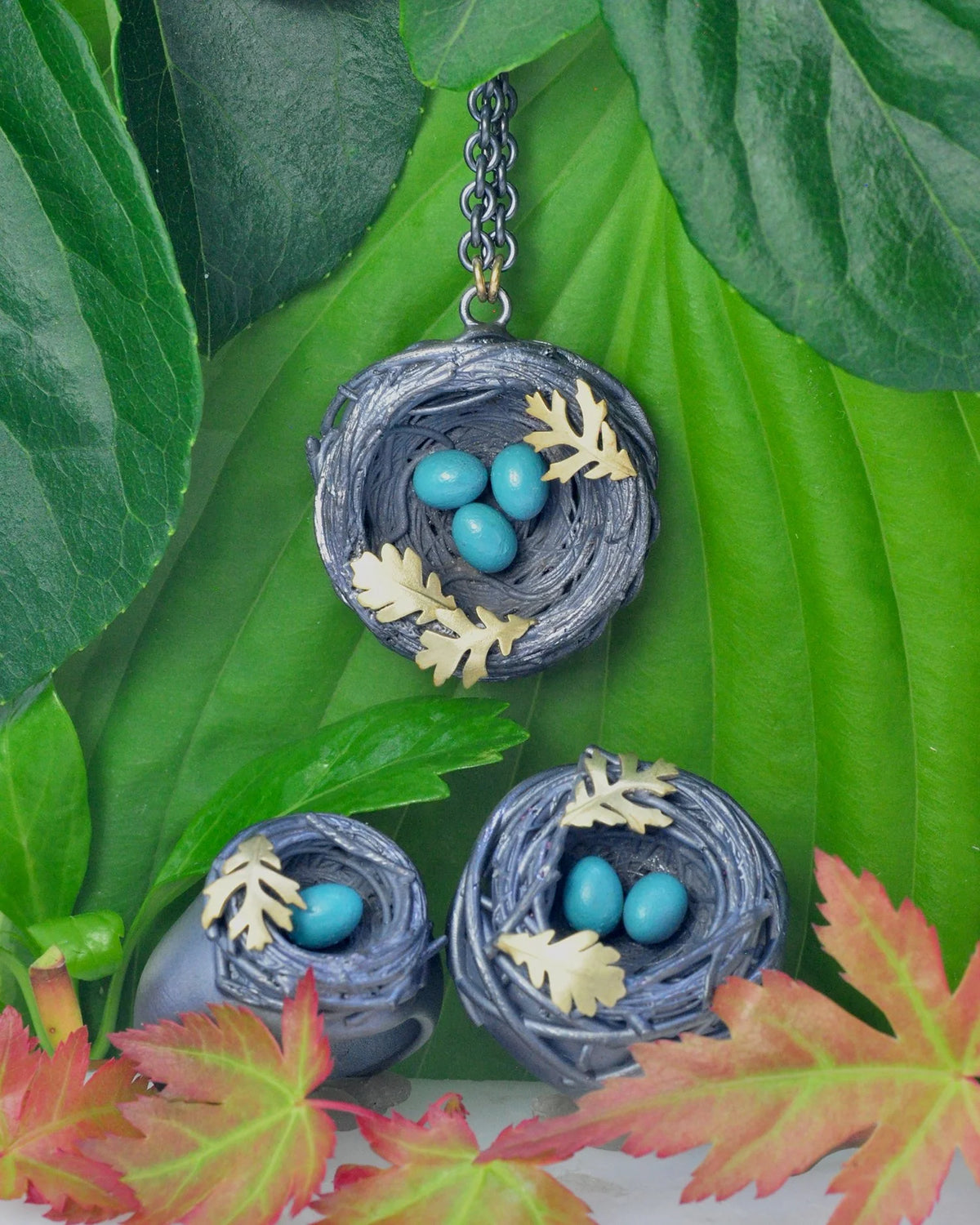Nest Rings + pendant | Rebecca Myers Collection