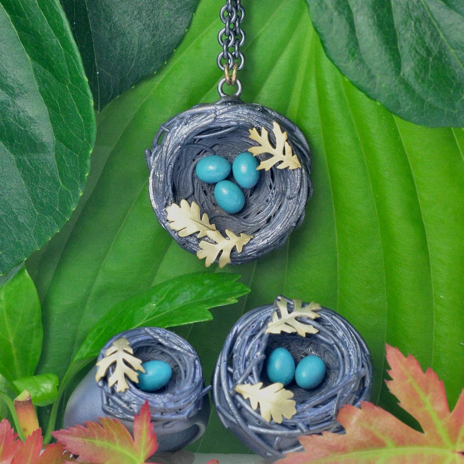Small Nest Pendant Necklace | Rebecca Myers Collection