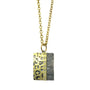 Gold and Silver Cheetah Print Pendants with Diamonds | Rebecca Myers Collection