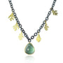 Oak Leaf and Prehnite Necklace | Rebecca Myers Collection