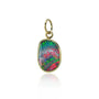 Medium Oblong Rainbow Boulder Opal Charm | Rebecca Myers Collection