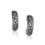 Petite Fairy Dust or Striped Hoop Earrings on Posts | Rebecca Myers Collection