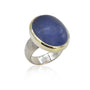 Oval Chalcedony Cabochon Ring | Rebecca Myers Collection
