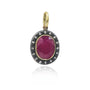 Ruby Halo Pendant | Rebecca Myers Collection