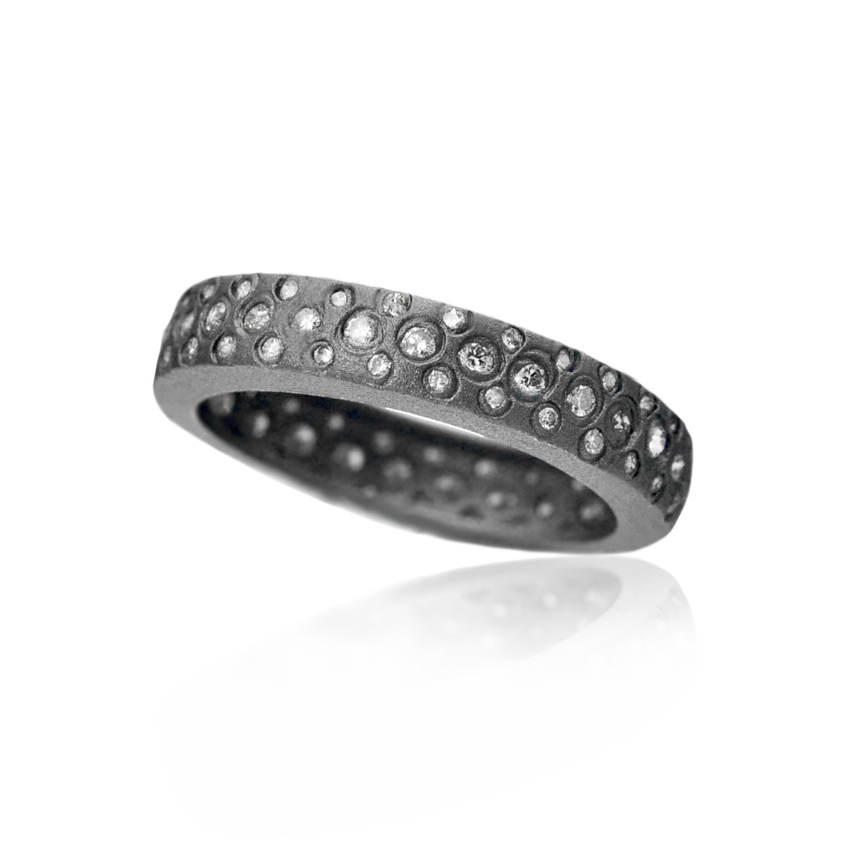 Matte Fairy Dust Diamond Rings