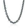 Chunky Oxidized Silver Textured Chain | Rebecca Myers Collection