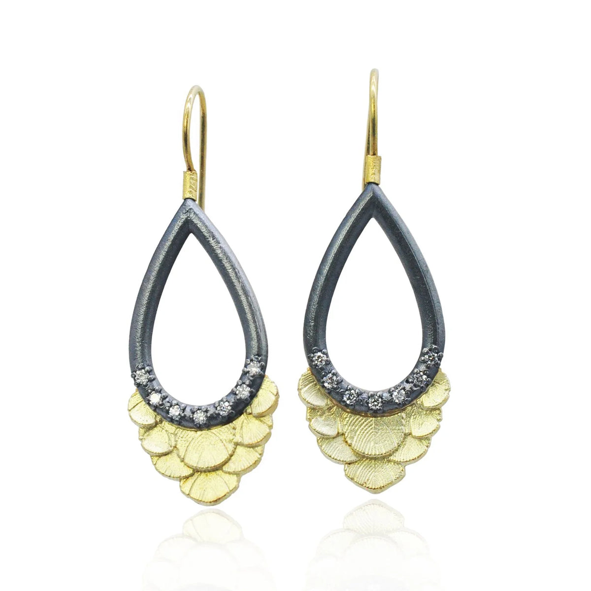 Halo Feather Earrings | Rebecca Myers Collection