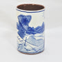 Tall Original Ian Petrie Manga Blue & White Tumbler | Rebecca Myers Collection