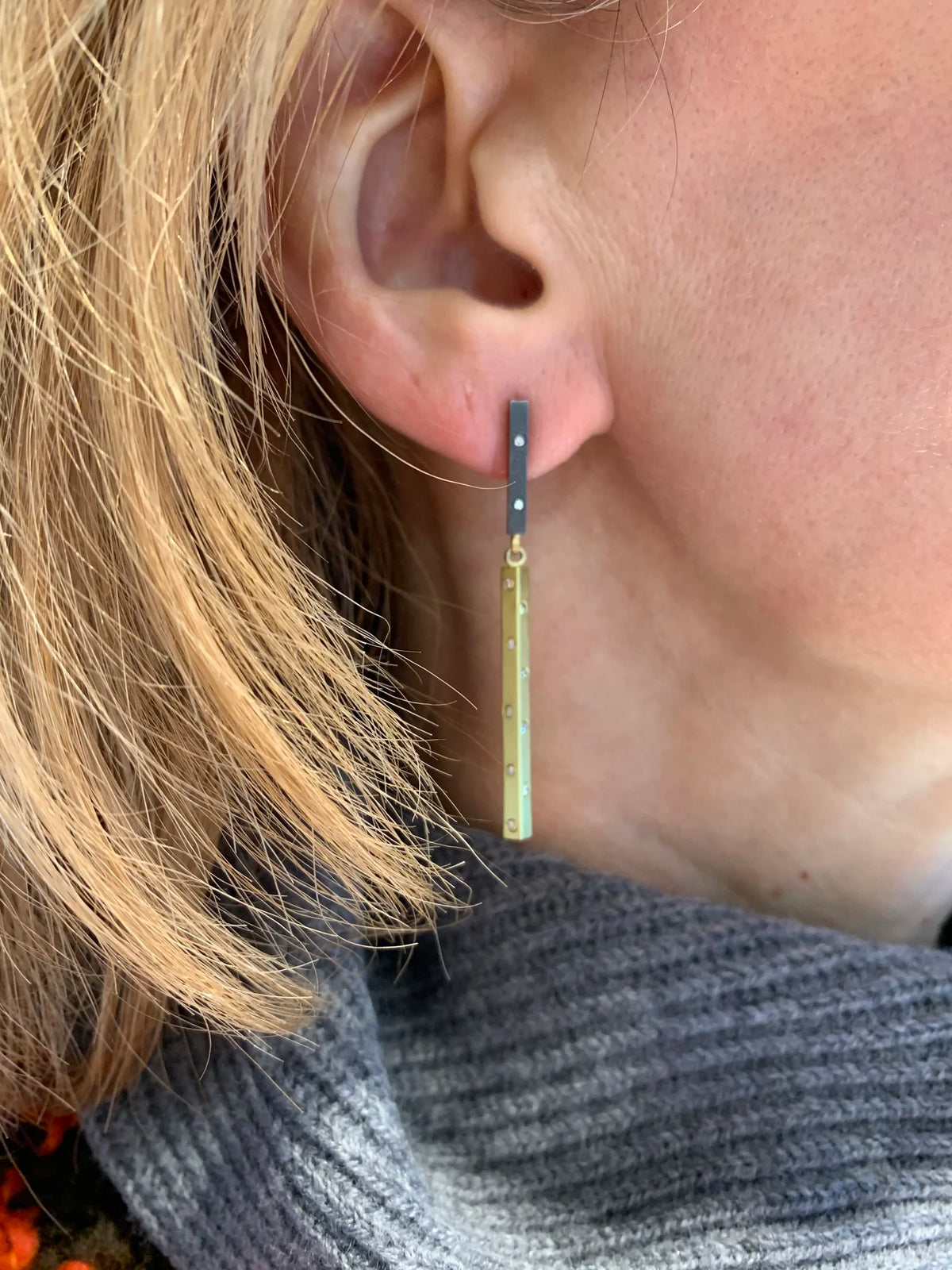 Starry Night Dangle Bar Earrings | Rebecca Myers Collection