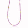 Pink Sapphire Beaded Necklace | Rebecca Myers Collection