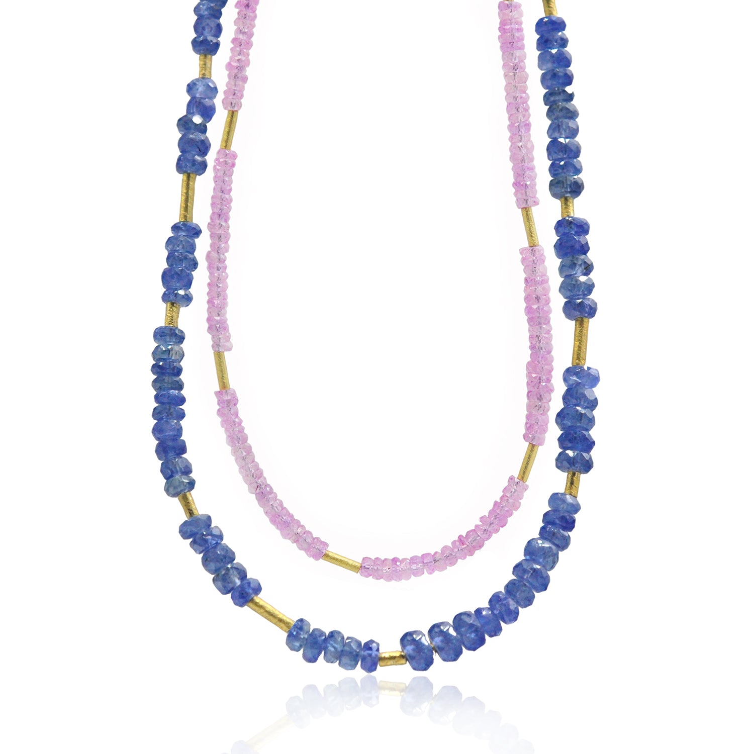 Sapphire Beaded Necklaces