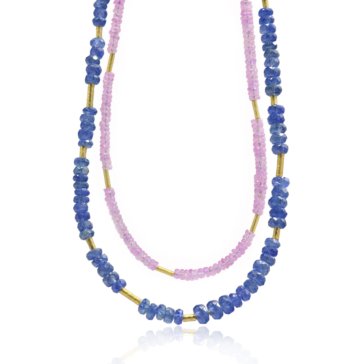 Sapphire Beaded Necklaces