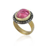 Pink Tourmaline Halo Ring | Rebecca Myers Collection