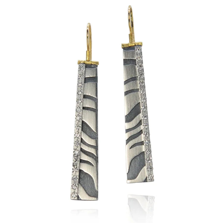 Animal Print Bar Earrings | Rebecca Myers Collection