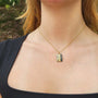 Gold and Silver Cheetah Print Pendants with Diamonds | Rebecca Myers Collection