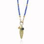 Blue Sapphire Charm Necklace | Rebecca Myers Collection