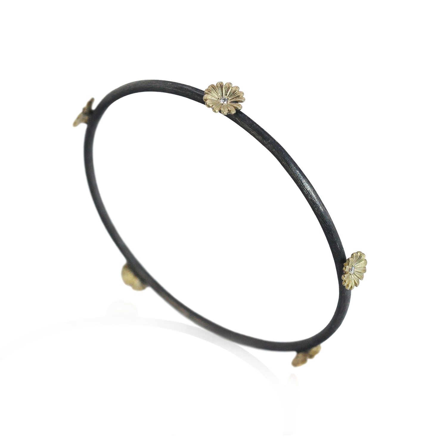 Shasta Daisy Bangle | Rebecca Myers Collection 