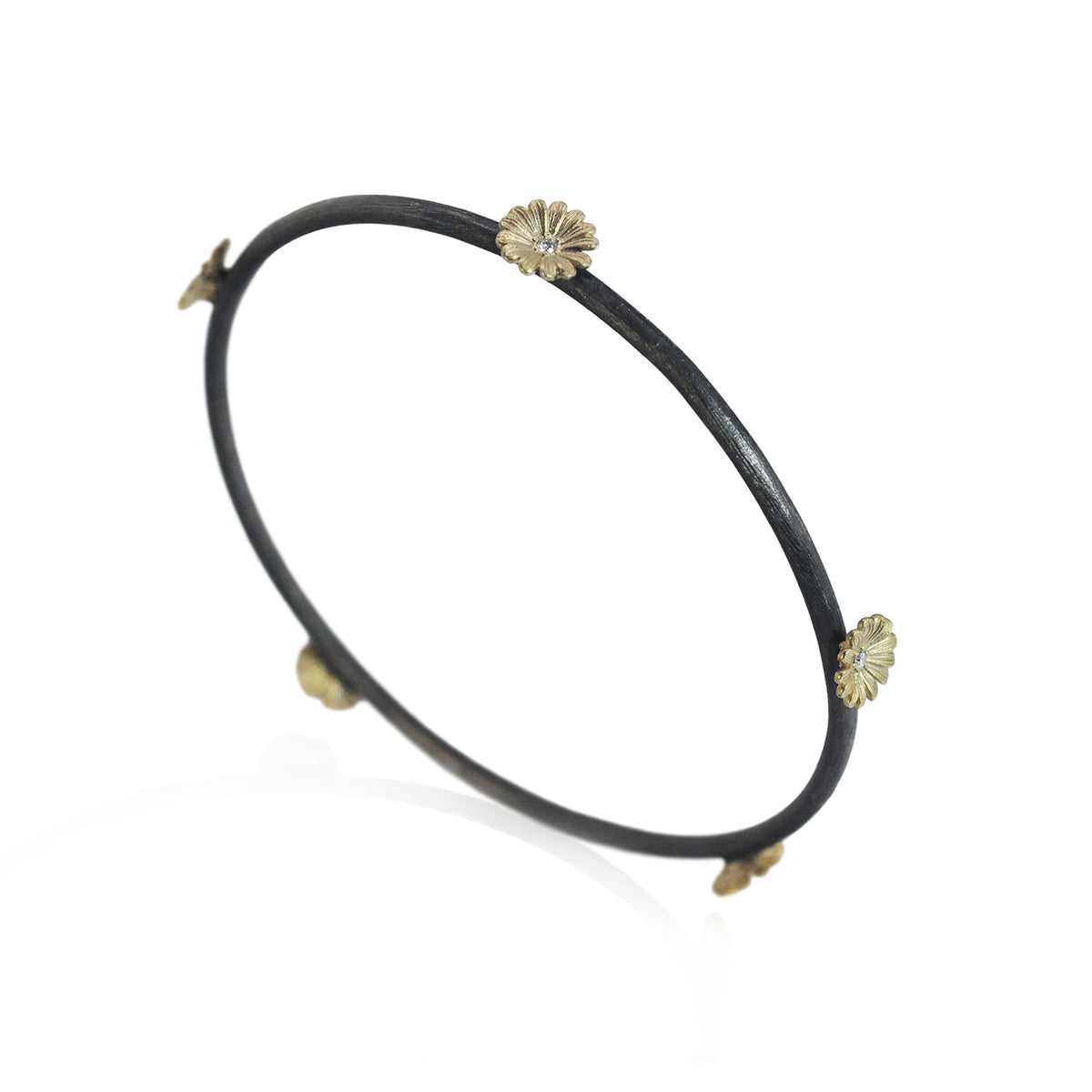 Shasta Daisy Bangle | Rebecca Myers Collection 