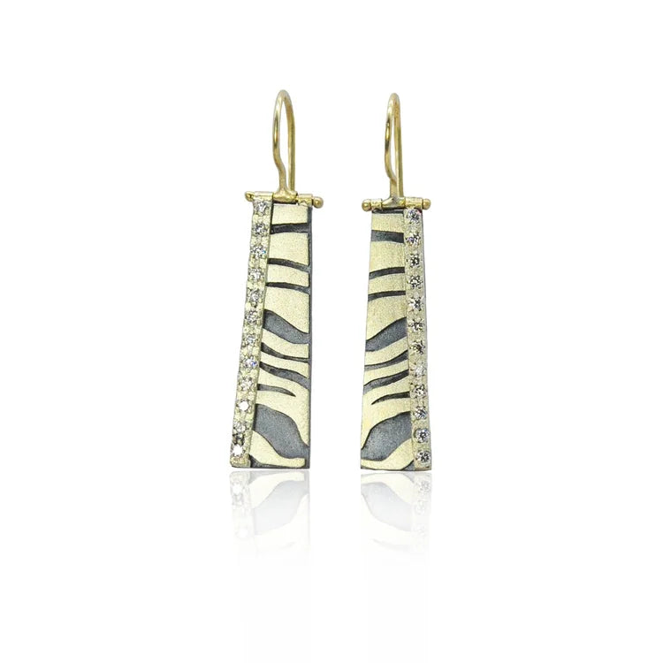 Animal Print Bar Earrings | Rebecca Myers Collection