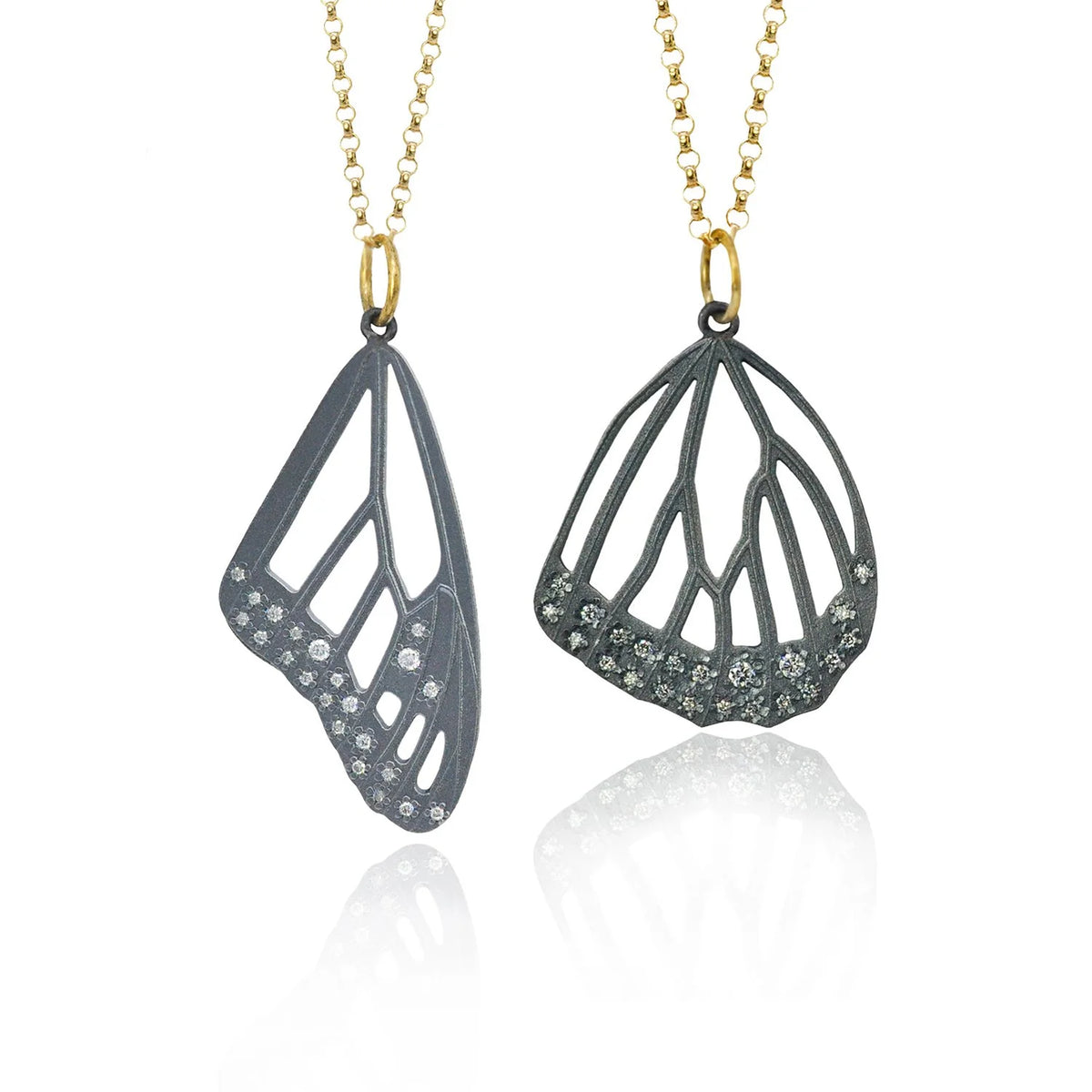 Skeletal Monarch Butterfly Wing Necklaces | Rebecca Myers Collection
