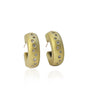 Petite Fairy Dust or Striped Hoop Earrings on Posts | Rebecca Myers Collection