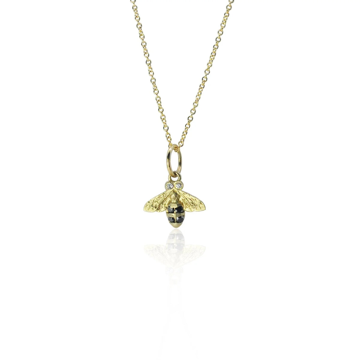 Small Bee Pendant Necklace | Rebecca Myers Collection