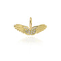 Small Gold Wings Pendant with Diamonds | Rebecca Myers Collection