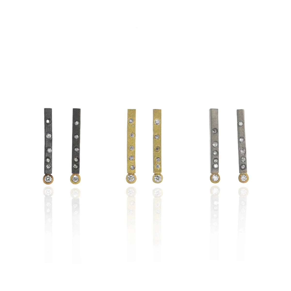 Small Starry Night Bar Earrings | Rebecca Myers Collection