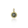 Small Pave Diamond Sunflower Pendant | Rebecca Myers Collection
