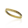 2mm Square Pave Diamond Stacking Ring,  yellow gold  | Rebecca Myers Collection