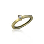 Gold and Silver Natural Diamond & Flower Stacking Rings 9 | Rebecca Myers Collection