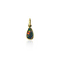Small Darkly Colored Teardrop Boulder Opal Charm | Rebecca Myers Collection