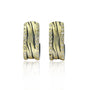 Zebra and Tiger Striped J-Hook Earrings | Rebecca Myers Collection