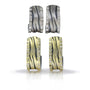 Zebra and Tiger Striped J-Hook Earrings | Rebecca Myers Collection